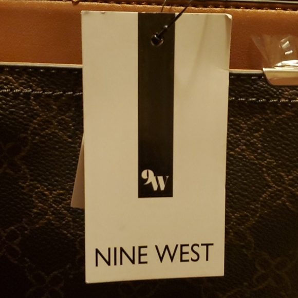 Nine West Brown Satchel - Picture 2 of 7